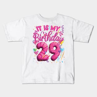 Fabulous 29th Birthday Design - For Women Kids T-Shirt